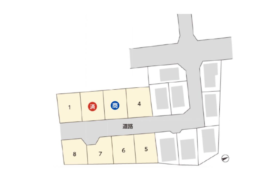 大津市月輪 8区画