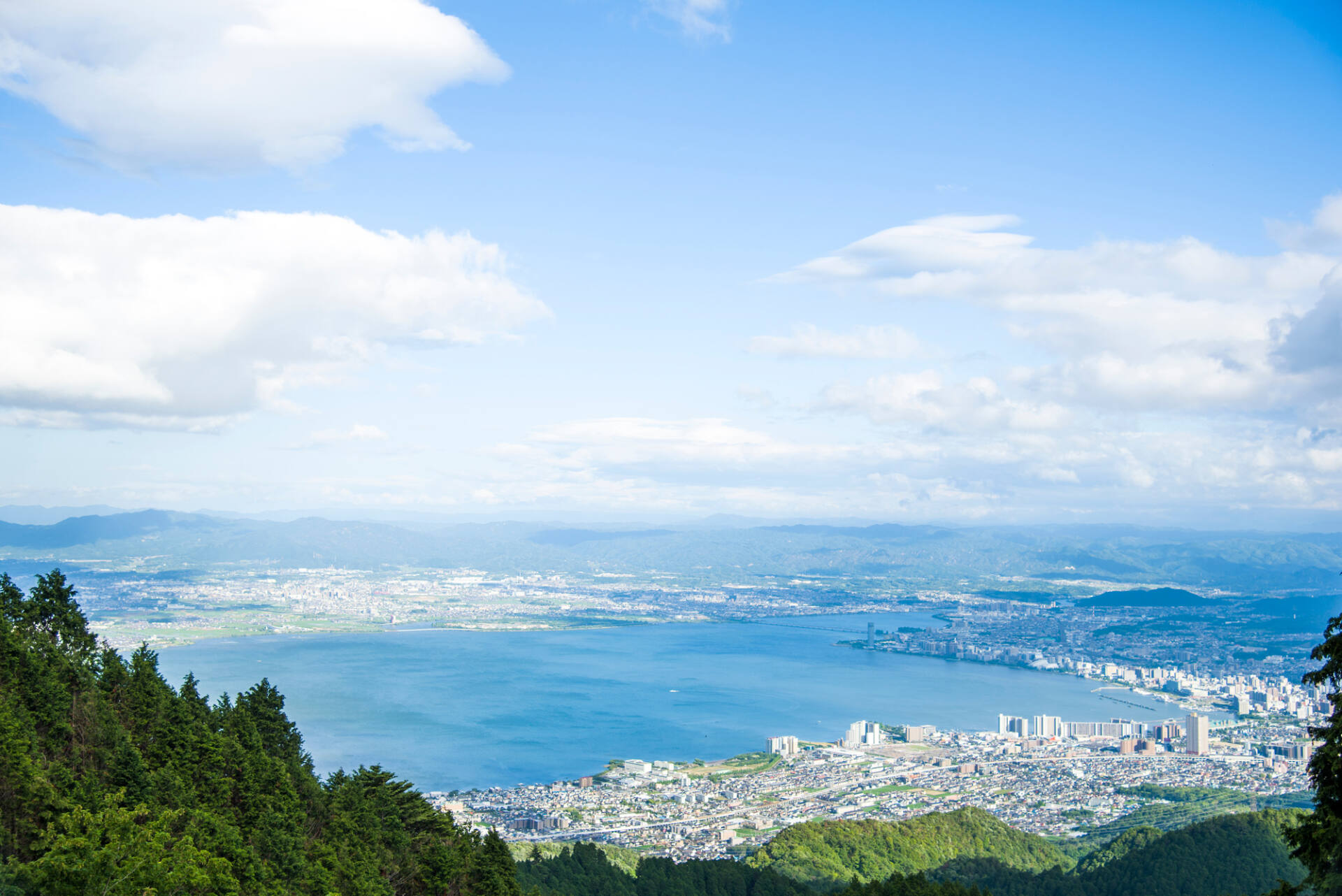琵琶湖の風景